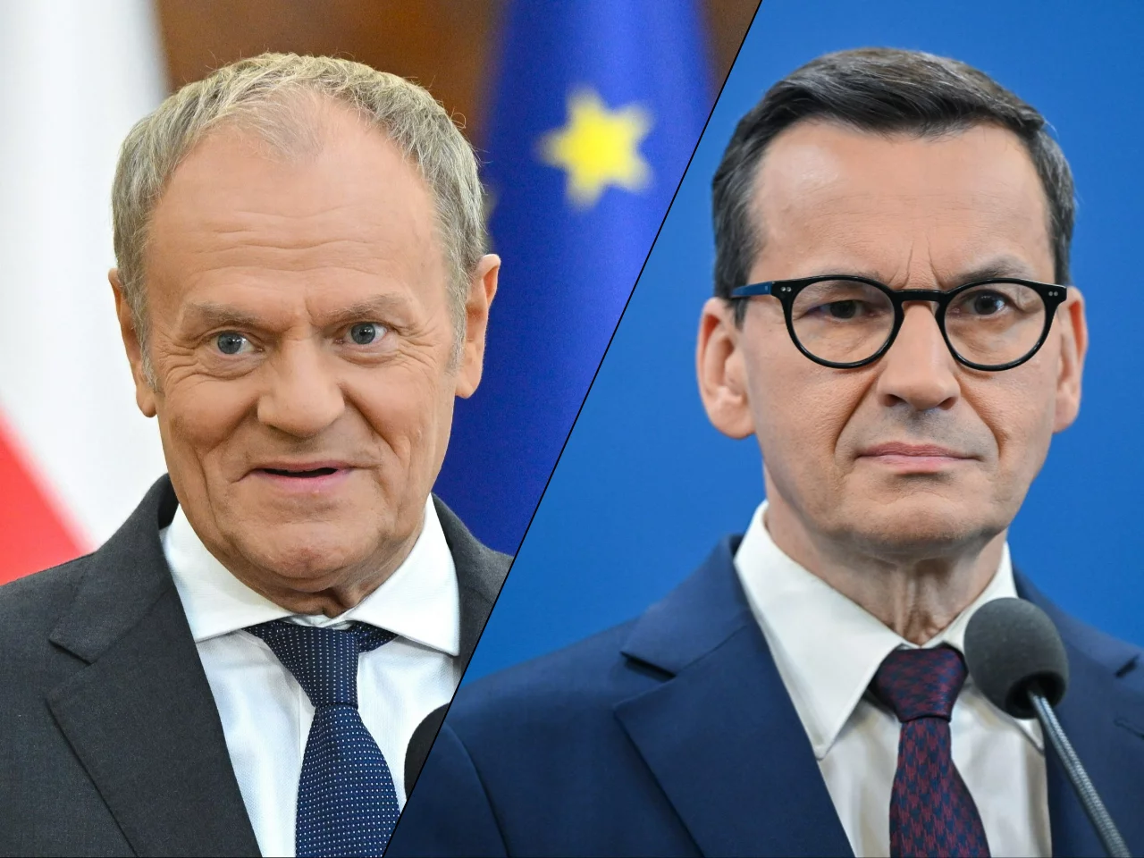 Tusk czy Morawiecki? Są wyniki sondażu