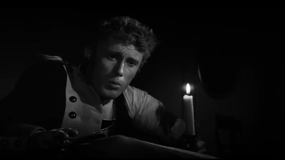 Daniel Olbrychski. Kadr z filmu "Popioły"