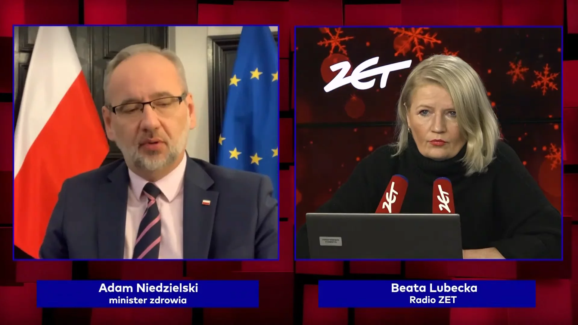 Minister zdrowia Adam Niedzielski gościem Beaty Lubeckiej w Radiu Zet