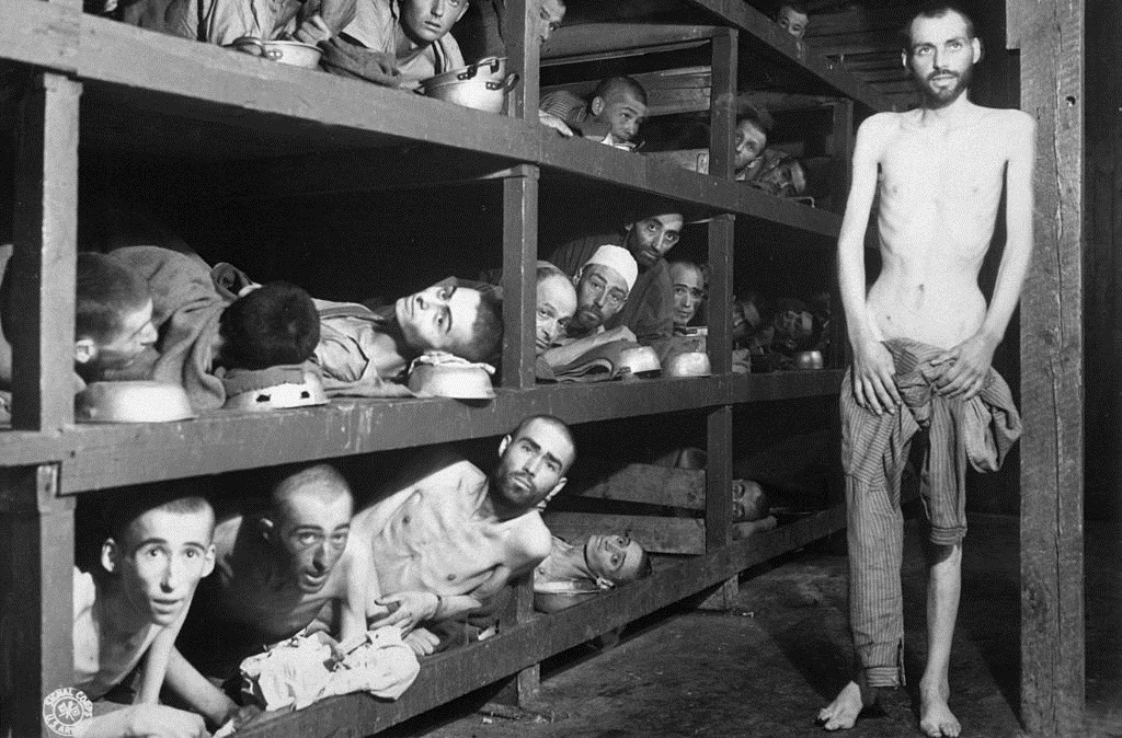 Więźniowie niemieckiego obozu koncentracyjnego KL Buchenwald