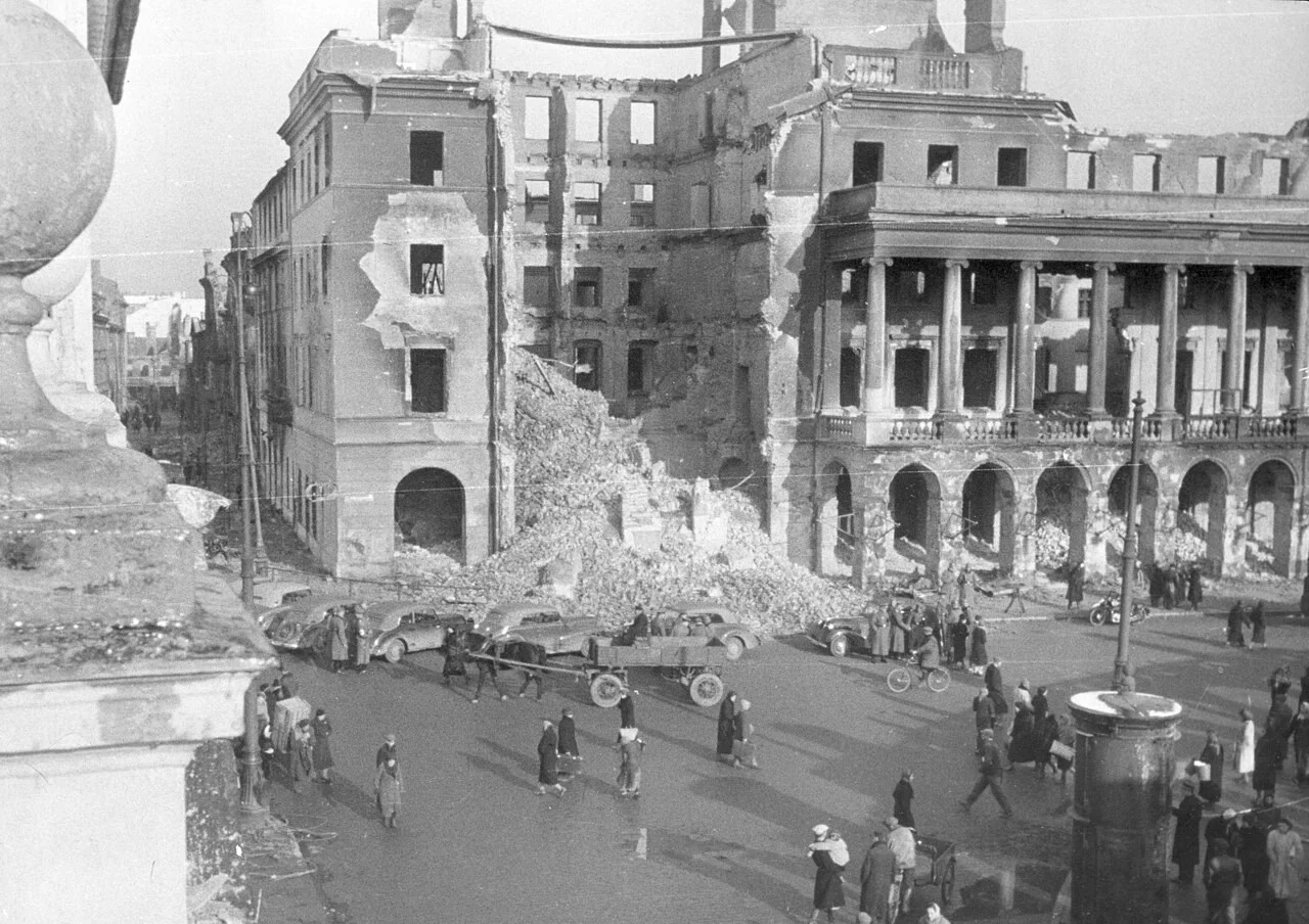 Pałac Lubomirskich, Warszawa, w październiku 1939