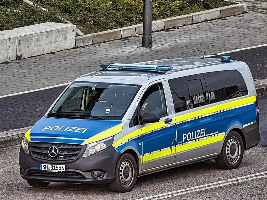 Niemiecka policja, zdjęcie ilustracyjne