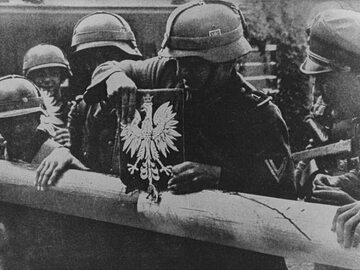 Niemieccy żołnierze na granicy z Polską, 1 września 1939 r.