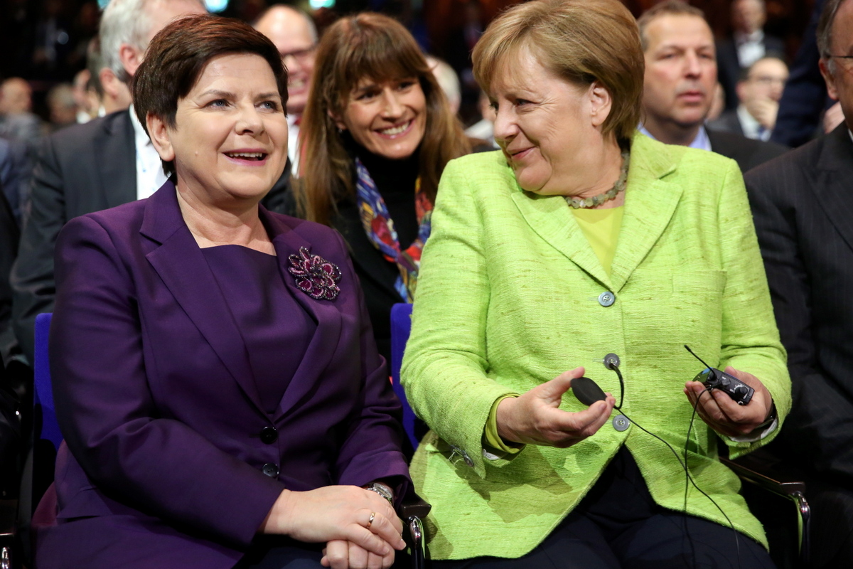 Premier Szydło i kanclerz Merkel