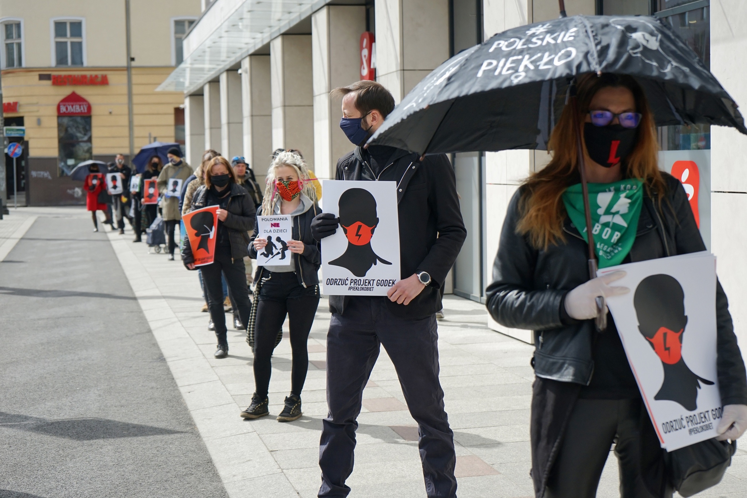 Uczestnicy "Czarnego protestu"