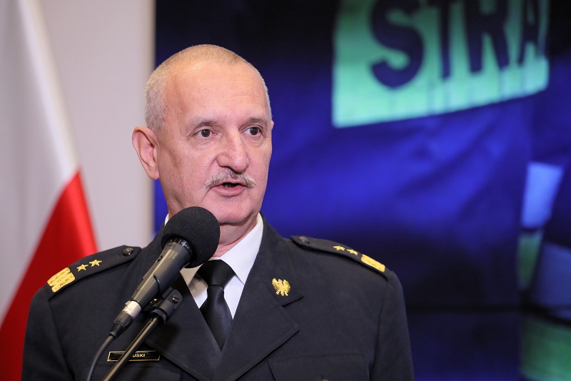 Komendant główny PSP gen. bryg. Leszek Suski