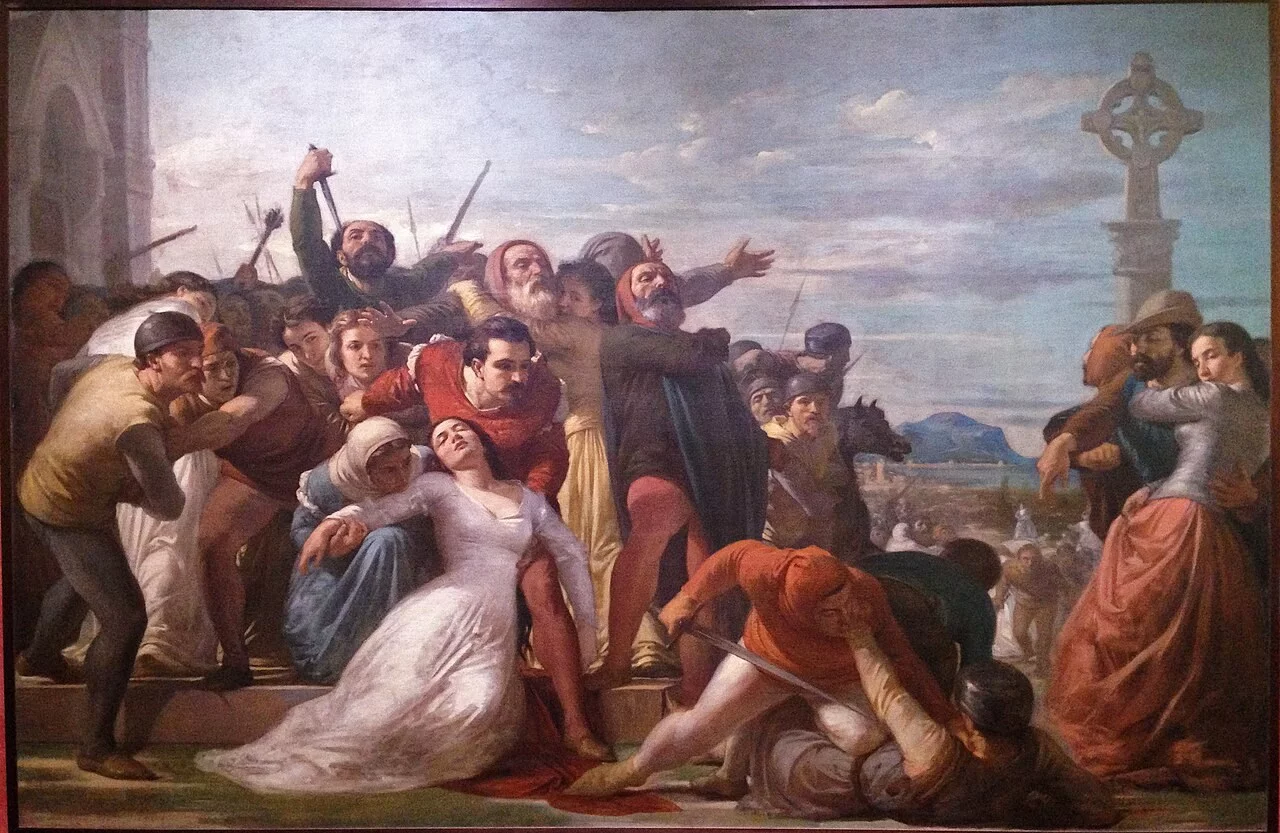 Nieszpory sycylijskie. Mal. Michele Rapisardi