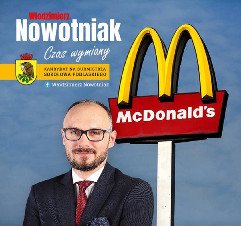 Plakat wyborczy Włodzimierza Nowotniaka