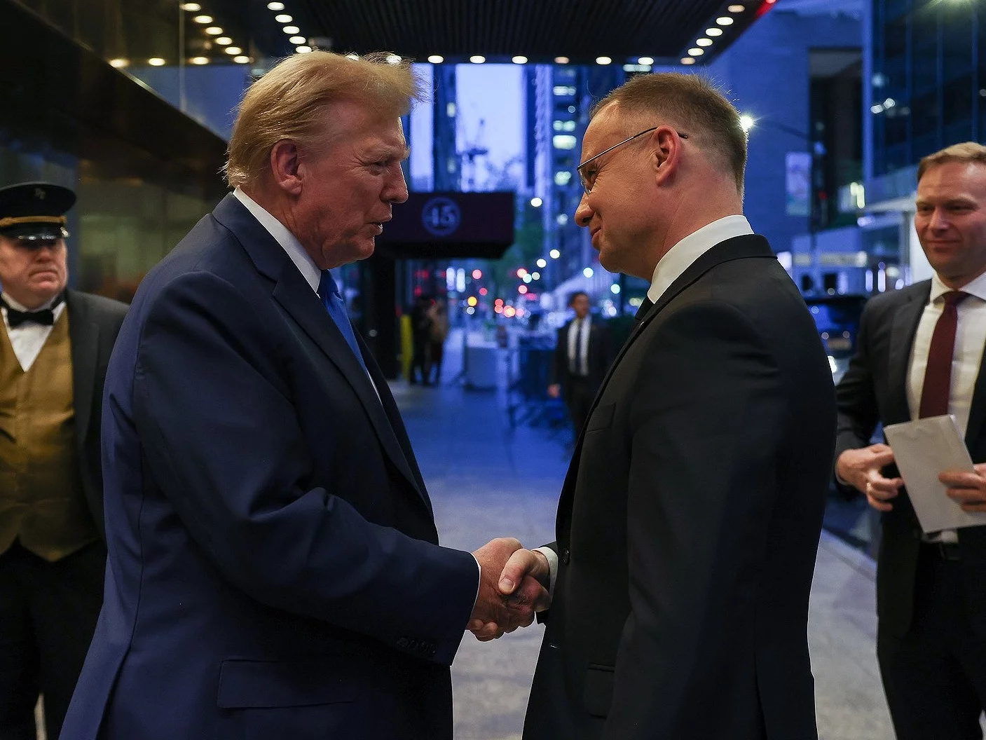 Andrzej Duda i Donald Trump