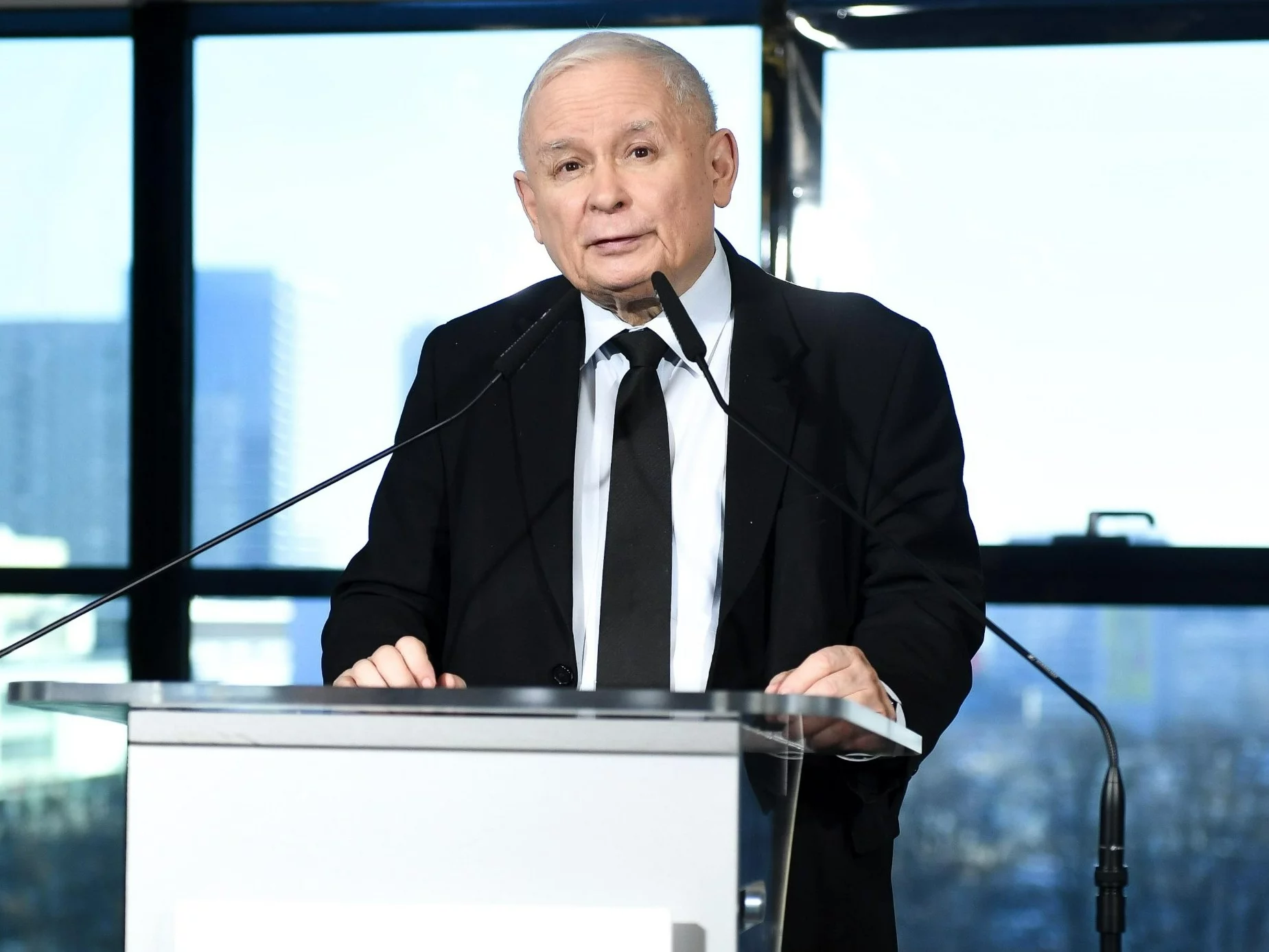 Prezes PiS Jarosław Kaczyński