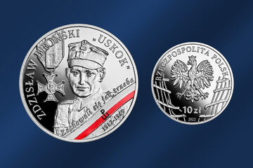 „Niezłomni” na srebrnych monetach NBP – Zdzisław Broński „Uskok”