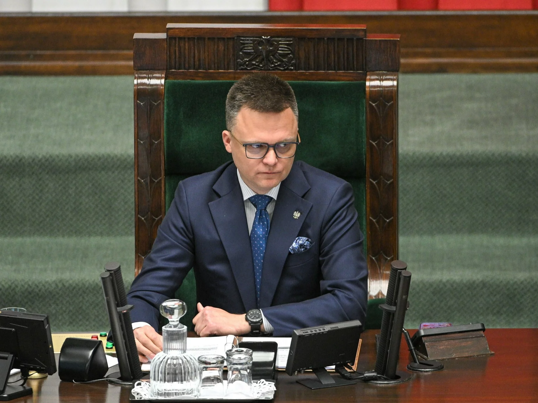 Marszałek Sejmu Szymon Hołownia