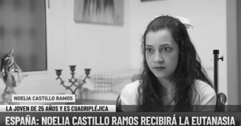 Noelia Castillo Ramos. Ofiara zbiorowego gwałtu po próbie odebrania sobie życia. Została poddana eutanazji