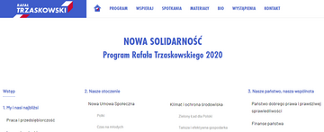 "Nowa Solidarność" - program wyborczy Rafała Trzaskowskiego