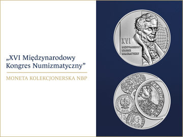 Nowa srebrna moneta kolekcjonerska NBP – XVI Międzynarodowy Kongres Numizmatyczny