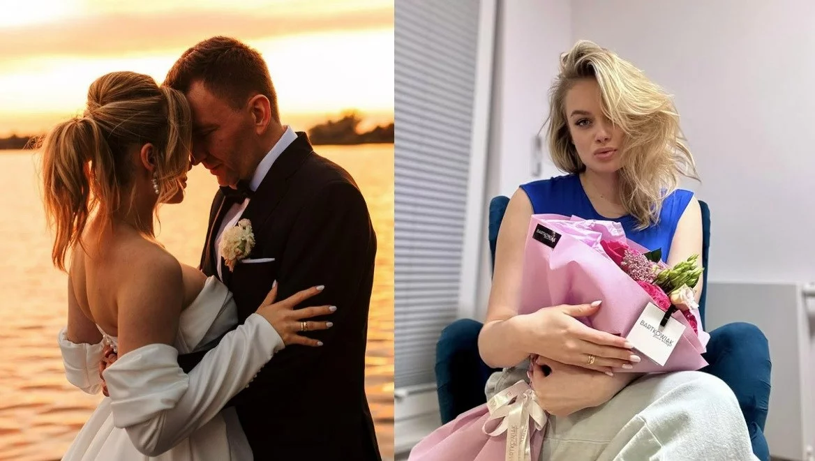 Poseł PiS Łukasz Schreiber i modelka Weronika Schreiber