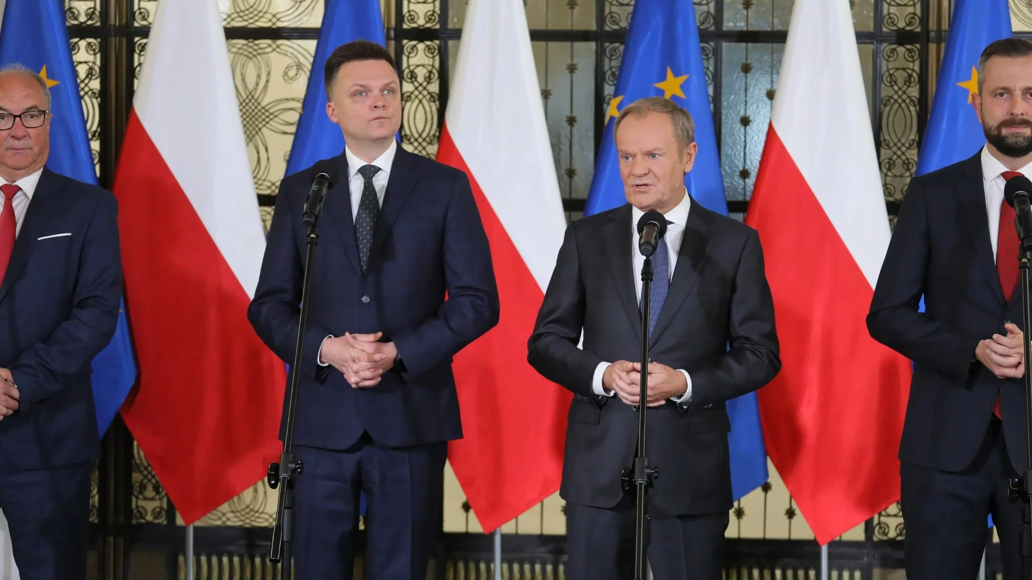 Nowe żądania Hołowni. Tusk traktuje je jako "szantaż"