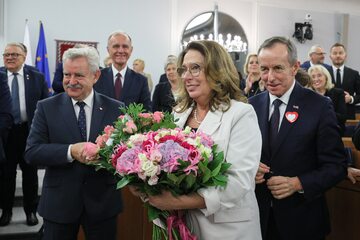Nowo wybrana marszałek Senatu Małgorzata Kidawa-Błońska