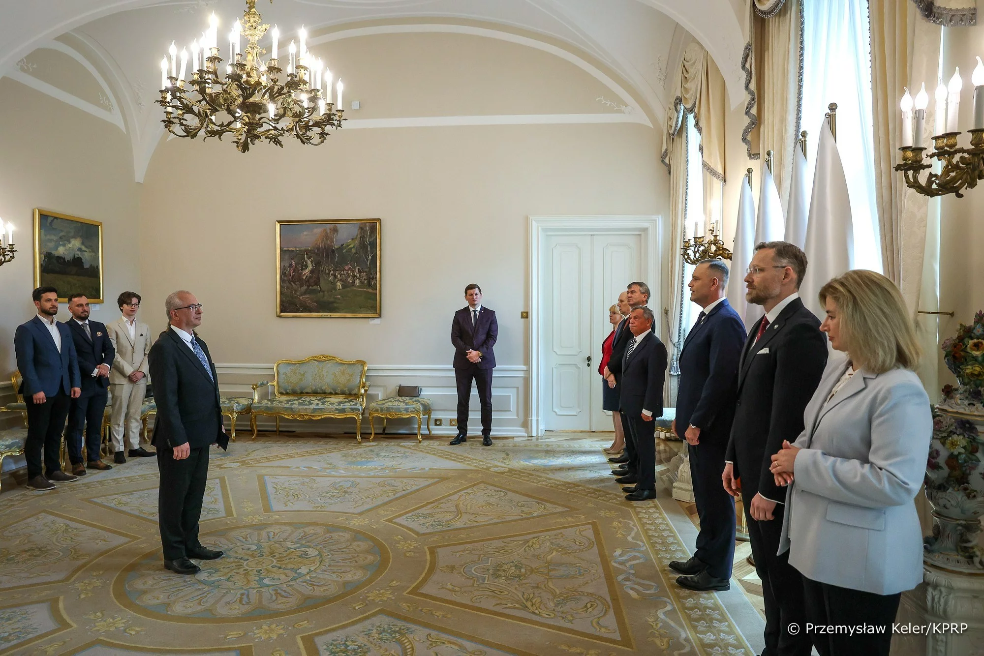 Ślubowanie sędziego Trybunału Konstytucyjnego Sławomira Patyry
