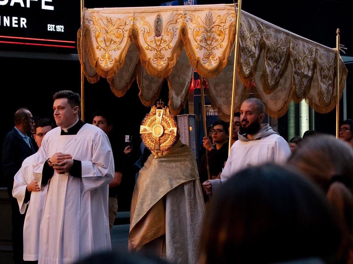 Procesja eucharystyczna w Nowym Jorku