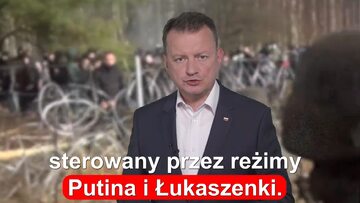 Nowy spot PiS dot. zapory na granicy