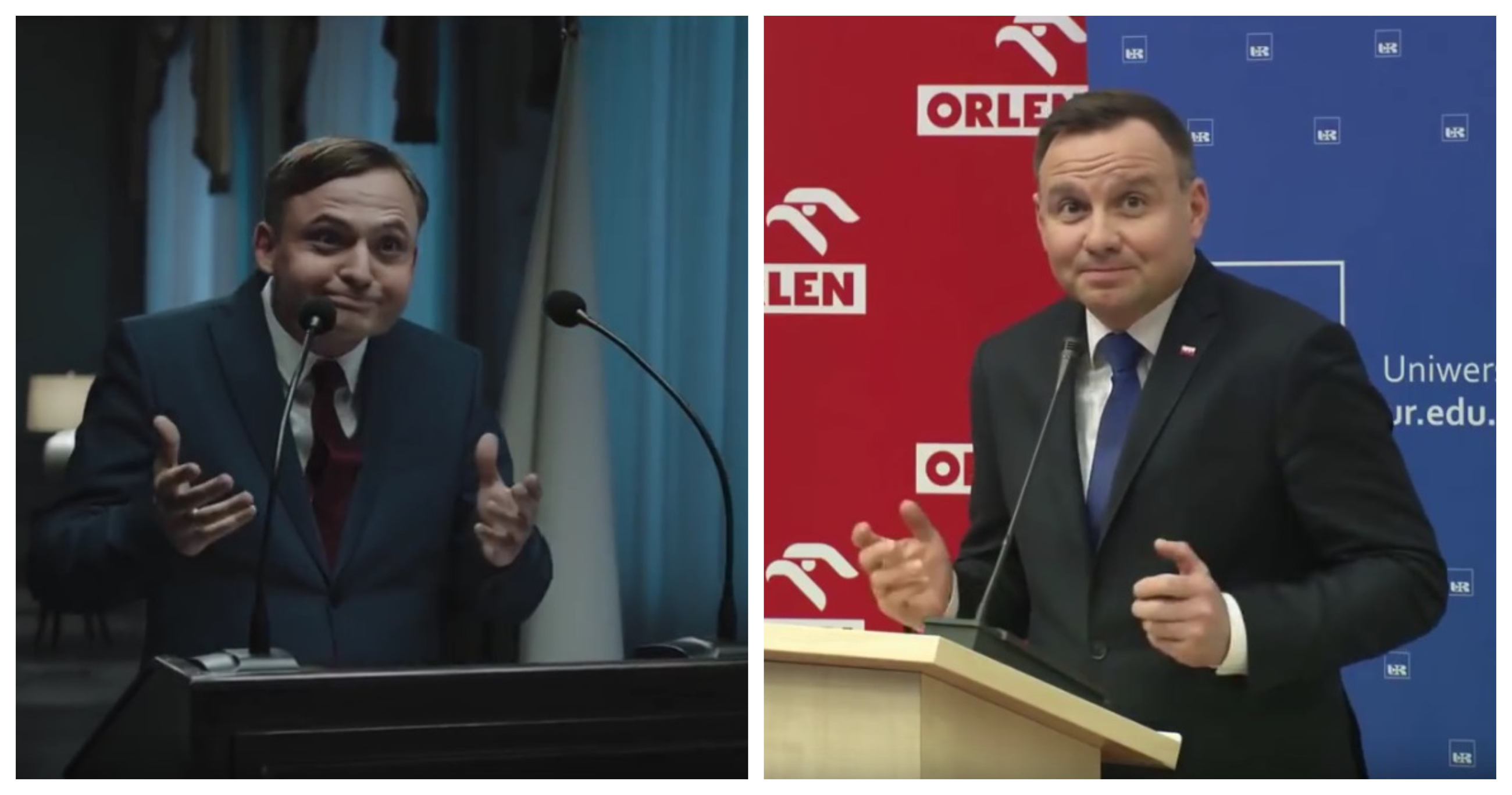 Spot Tok FM parodiujący prezydenta