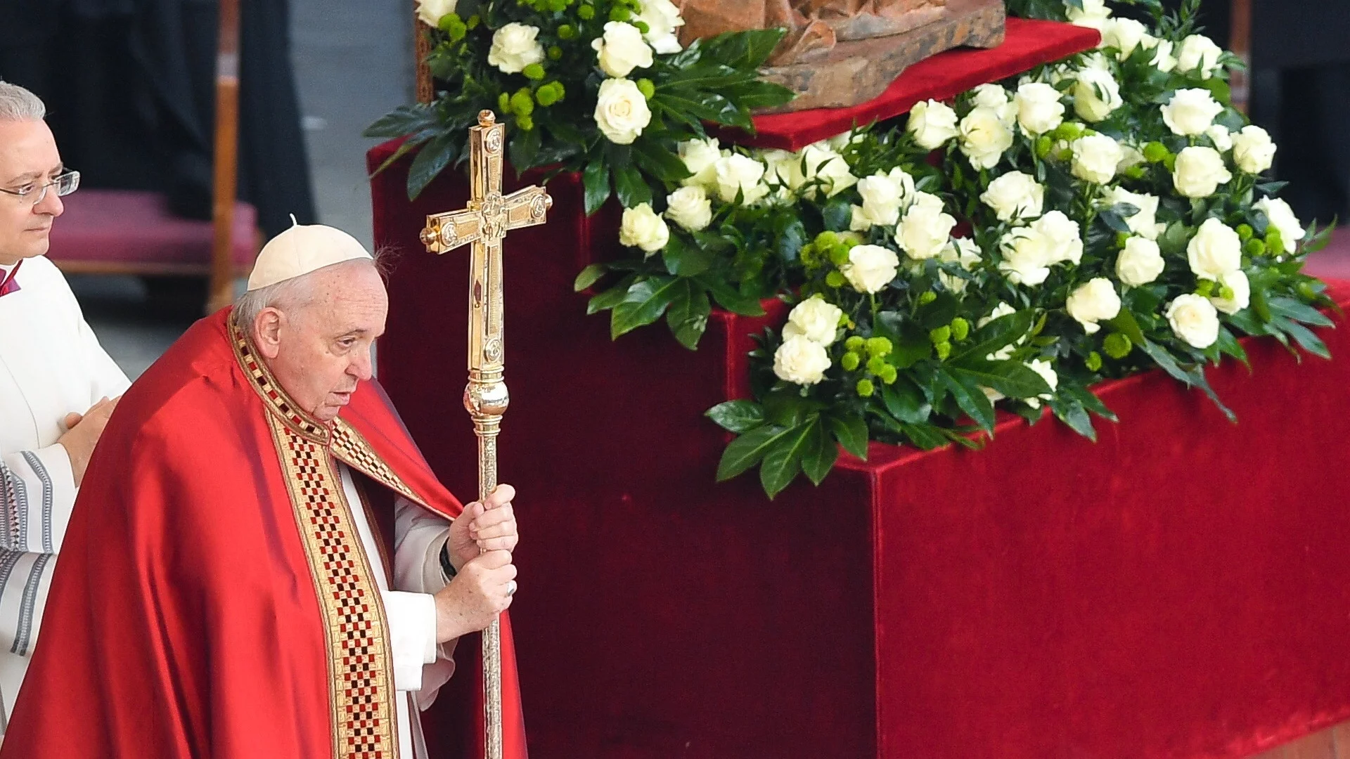 Papież Franciszek na pl. Świętego Piotra w Watykanie