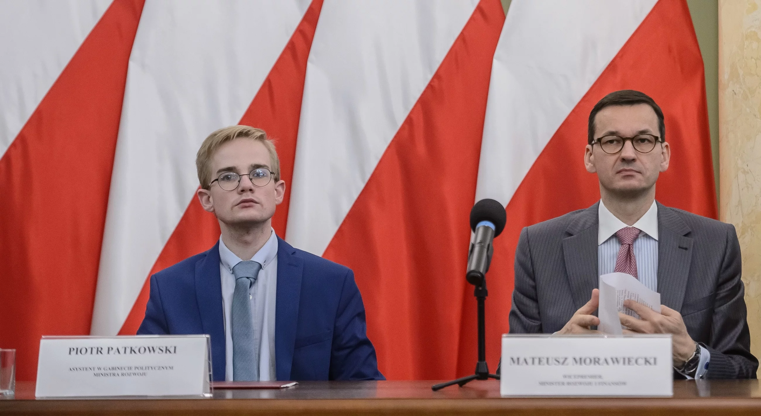 Piotr Patkowski i Mateusz Morawiecki