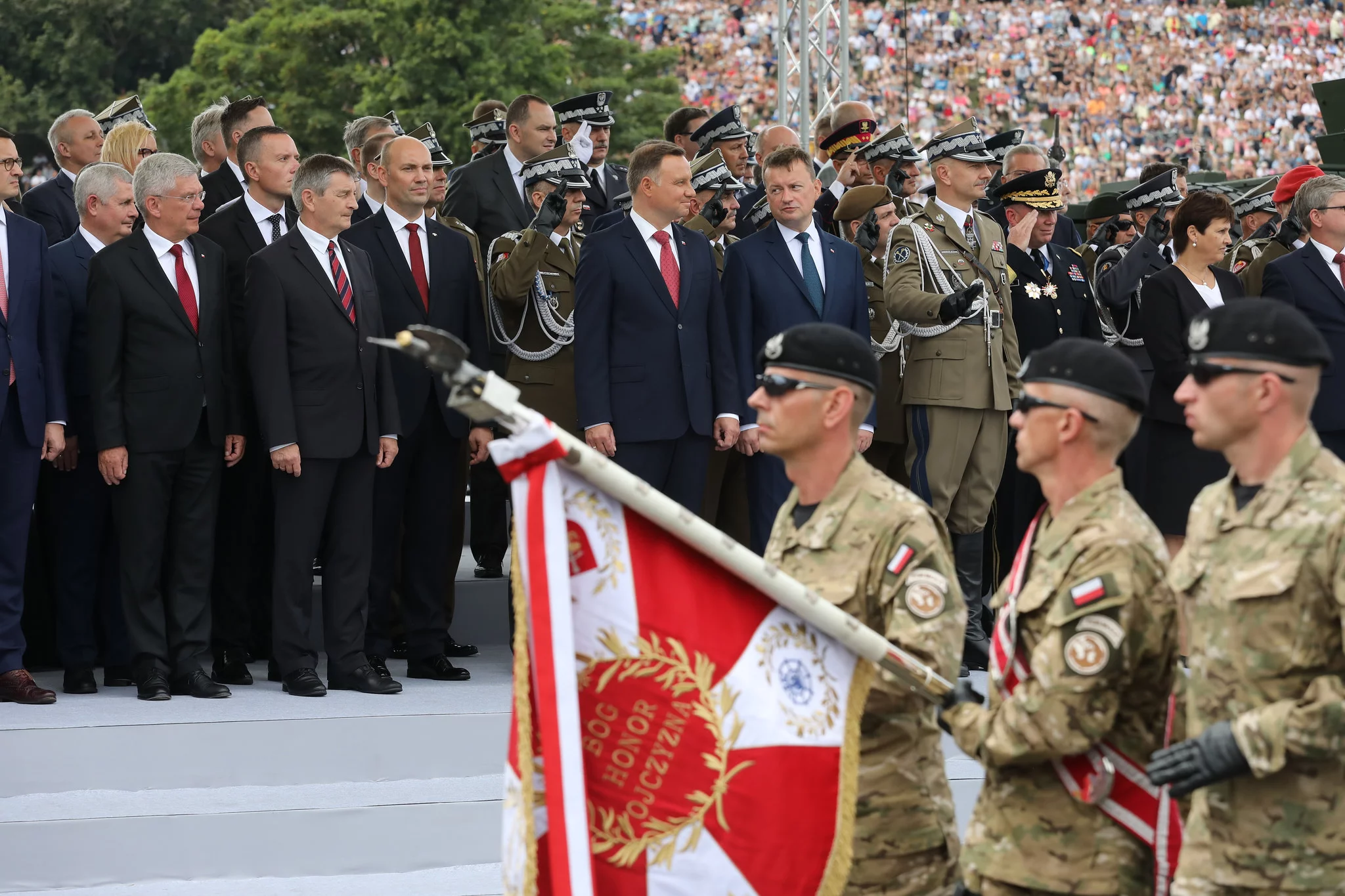 Defilada z okazji święta Wojska Polskiego