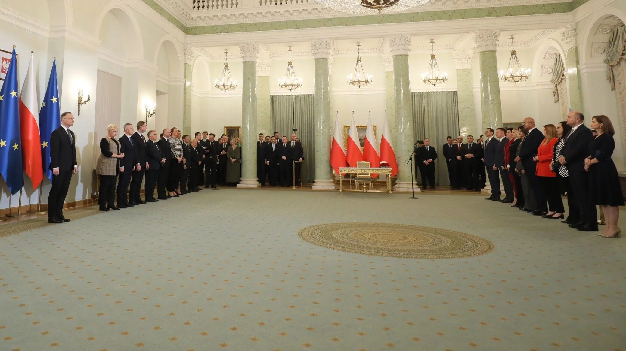 Uroczystość powołania i zaprzysiężenia Rady Ministrów