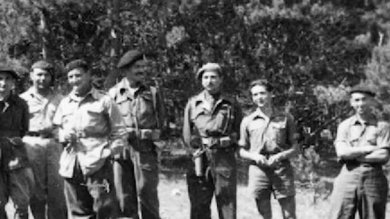 Stopklatka z filmu "Krystyna Skarbek"