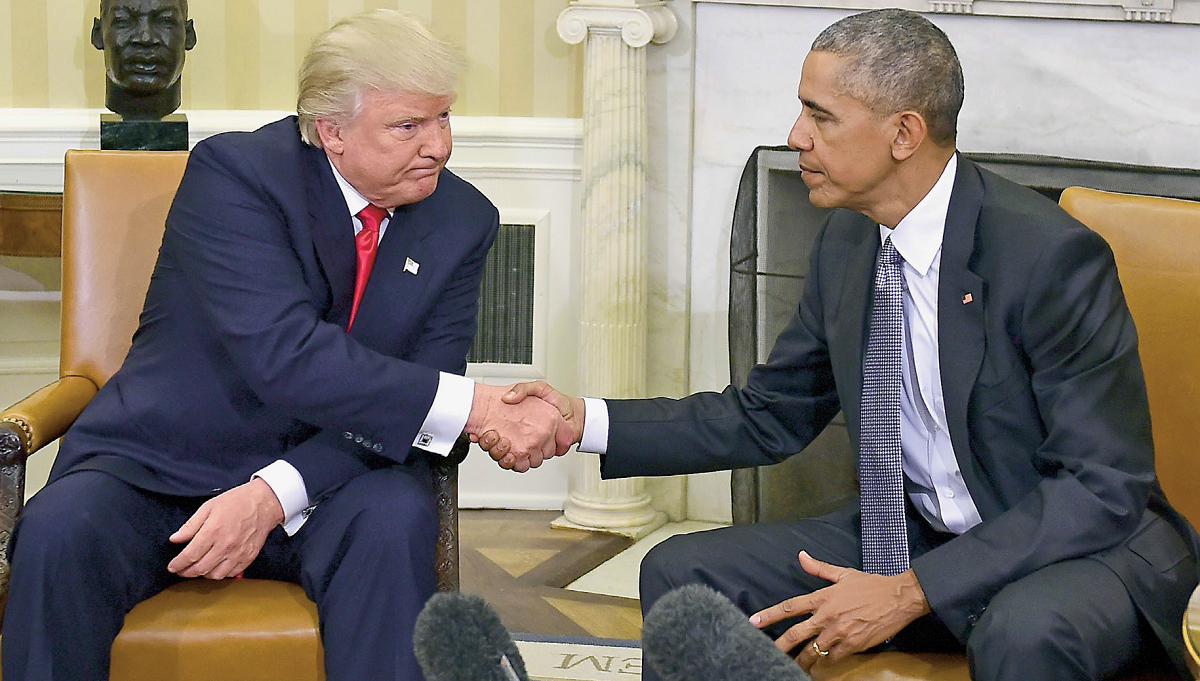 Donald Trump i Barack Obama