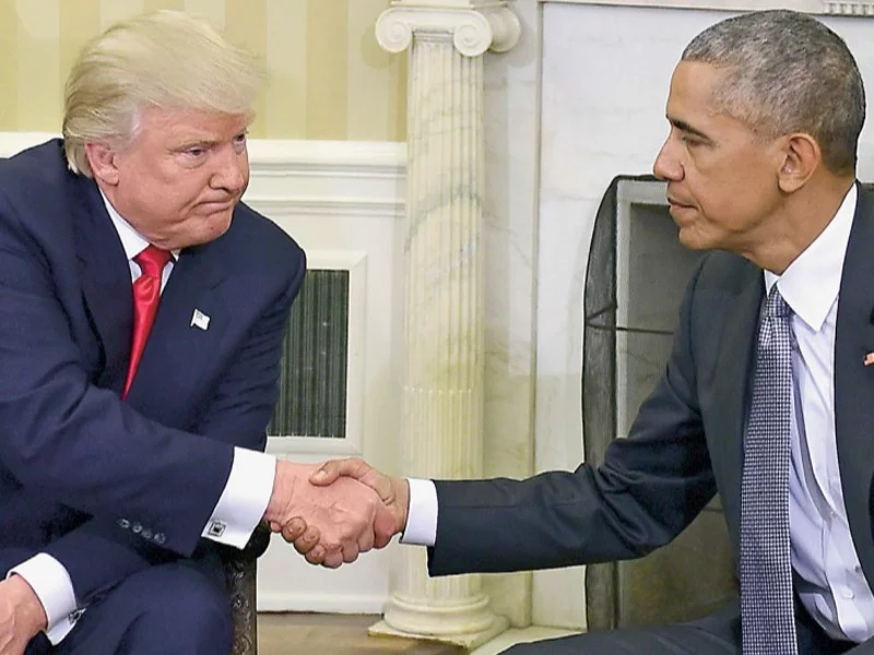 Donald Trump i Barack Obama