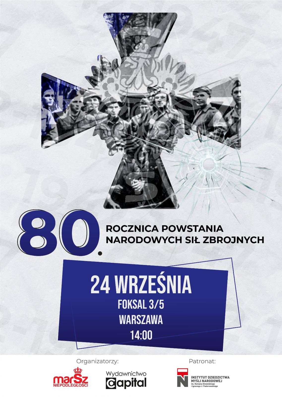 Obchody 80. rocznicy powstania NSZ.