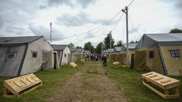 Obóz Grupy Wagnera na Białorusi