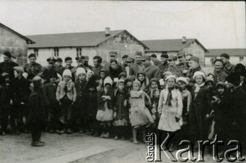 Obóz internowania żołnierzy Wojska Polskiego. Uczniowie szkoły w Ulm. 1940 rok