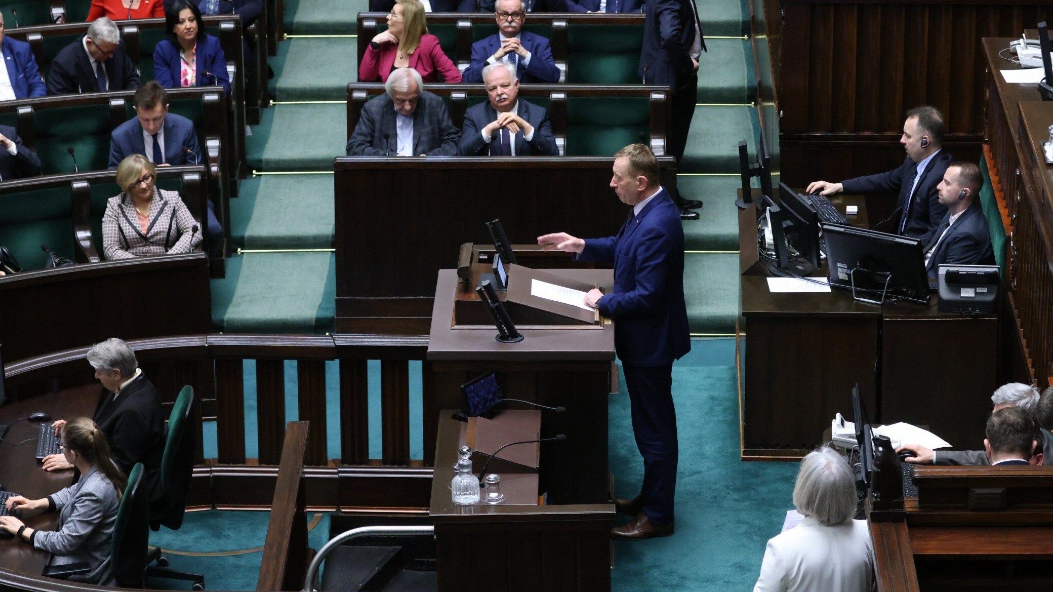 Sejm. Minister rolnictwa i rozwoju wsi Robert Telus