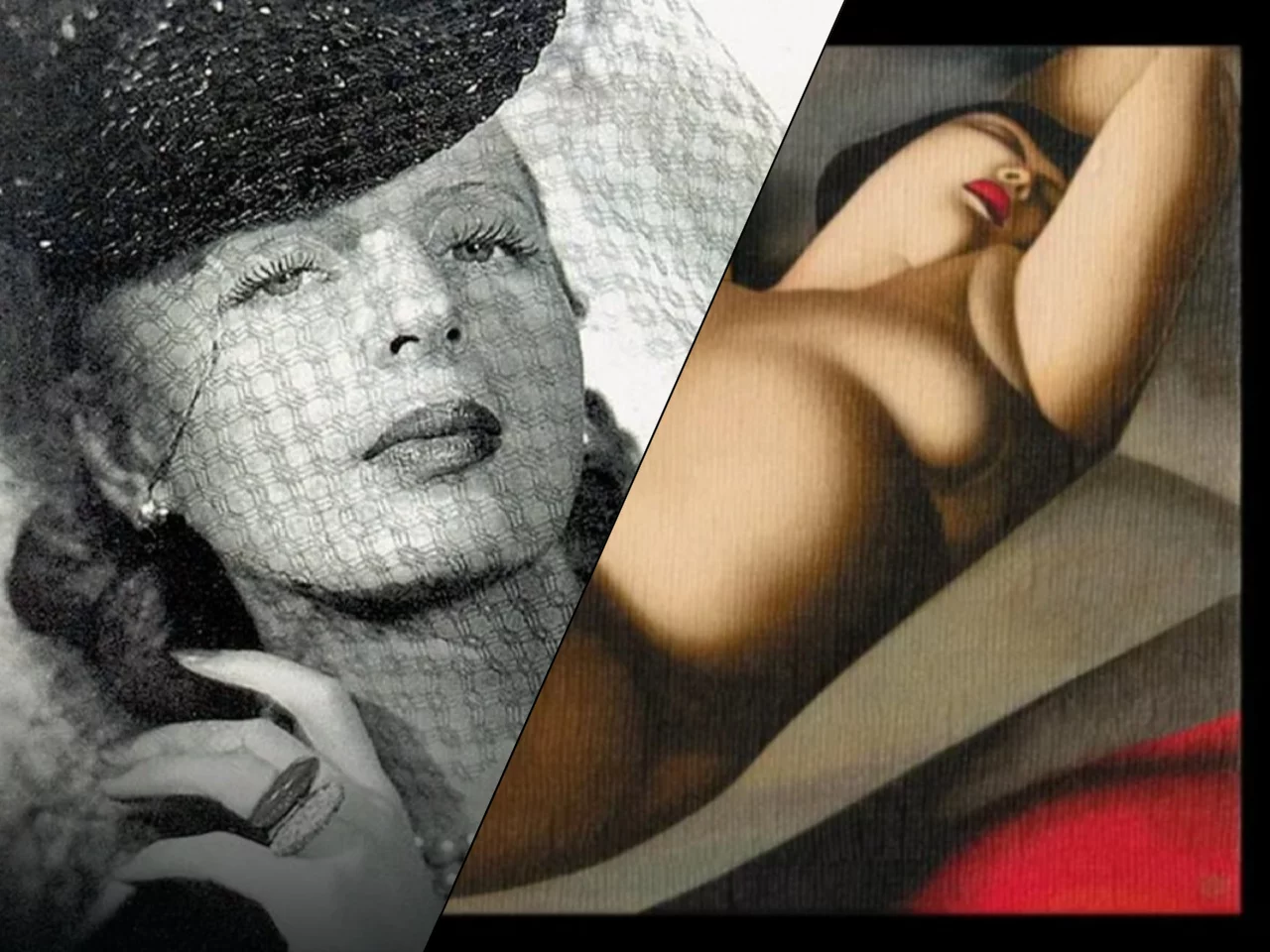 Tamara Łempicka / jej obraz "La belle Rafaela"