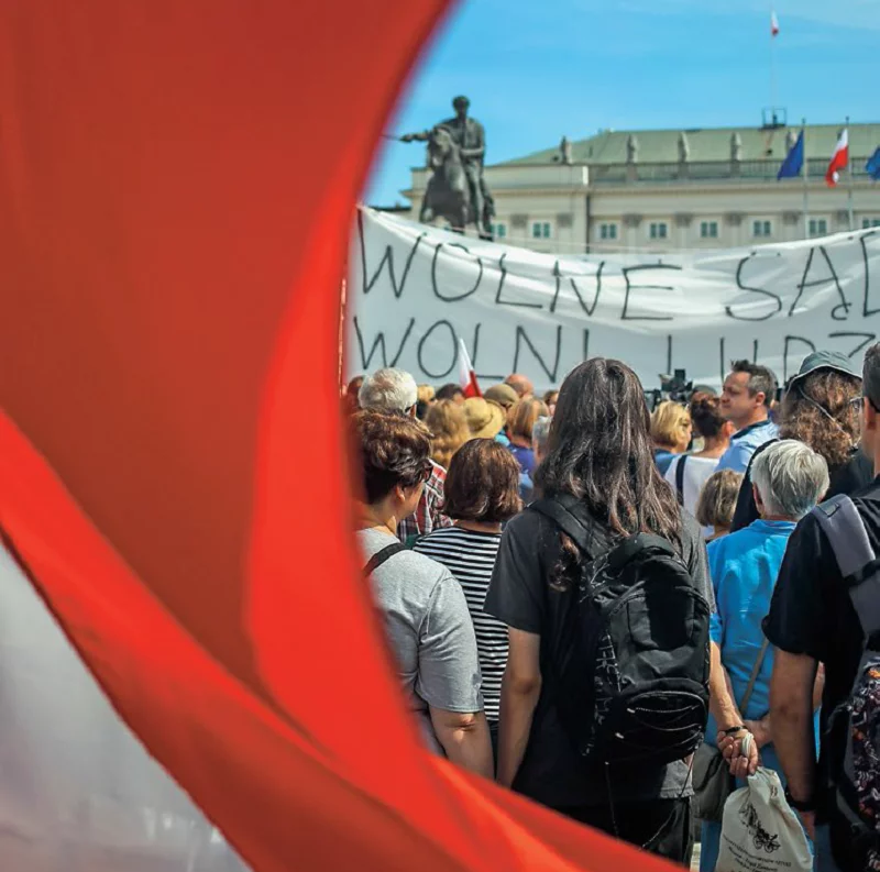 Manifestacja w obronie sądów
