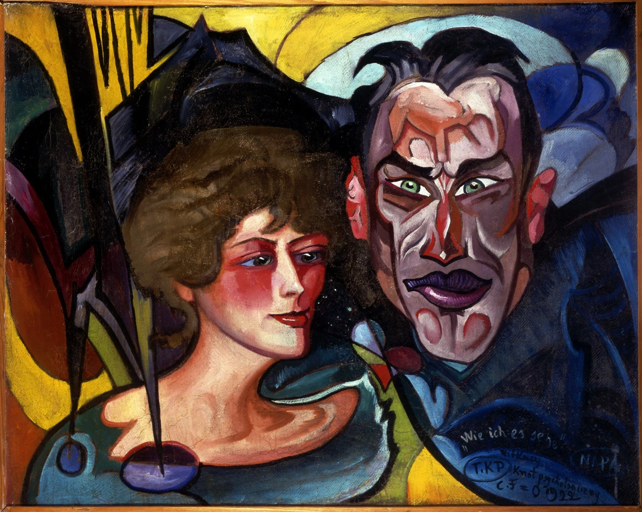Stanisław Ignacy Witkiewicz, "Portret Anny i Jarosława Iwaszkiewiczów"