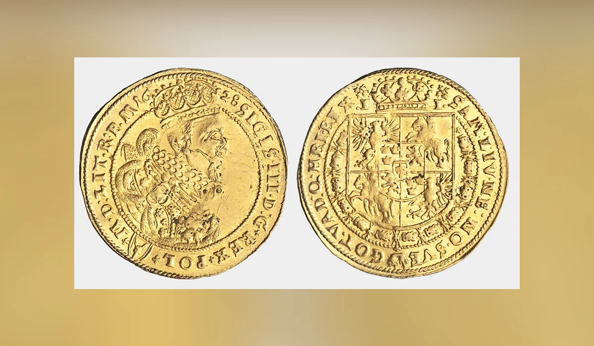 Dukat koronny Zygmunta III Wazy z 1628 roku