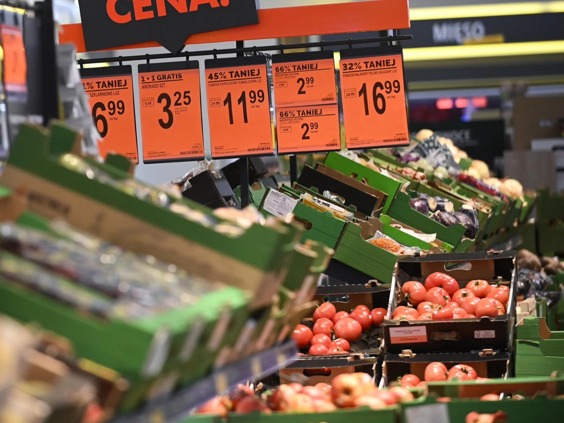 Handel w jednym ze sklepów w Warszawie