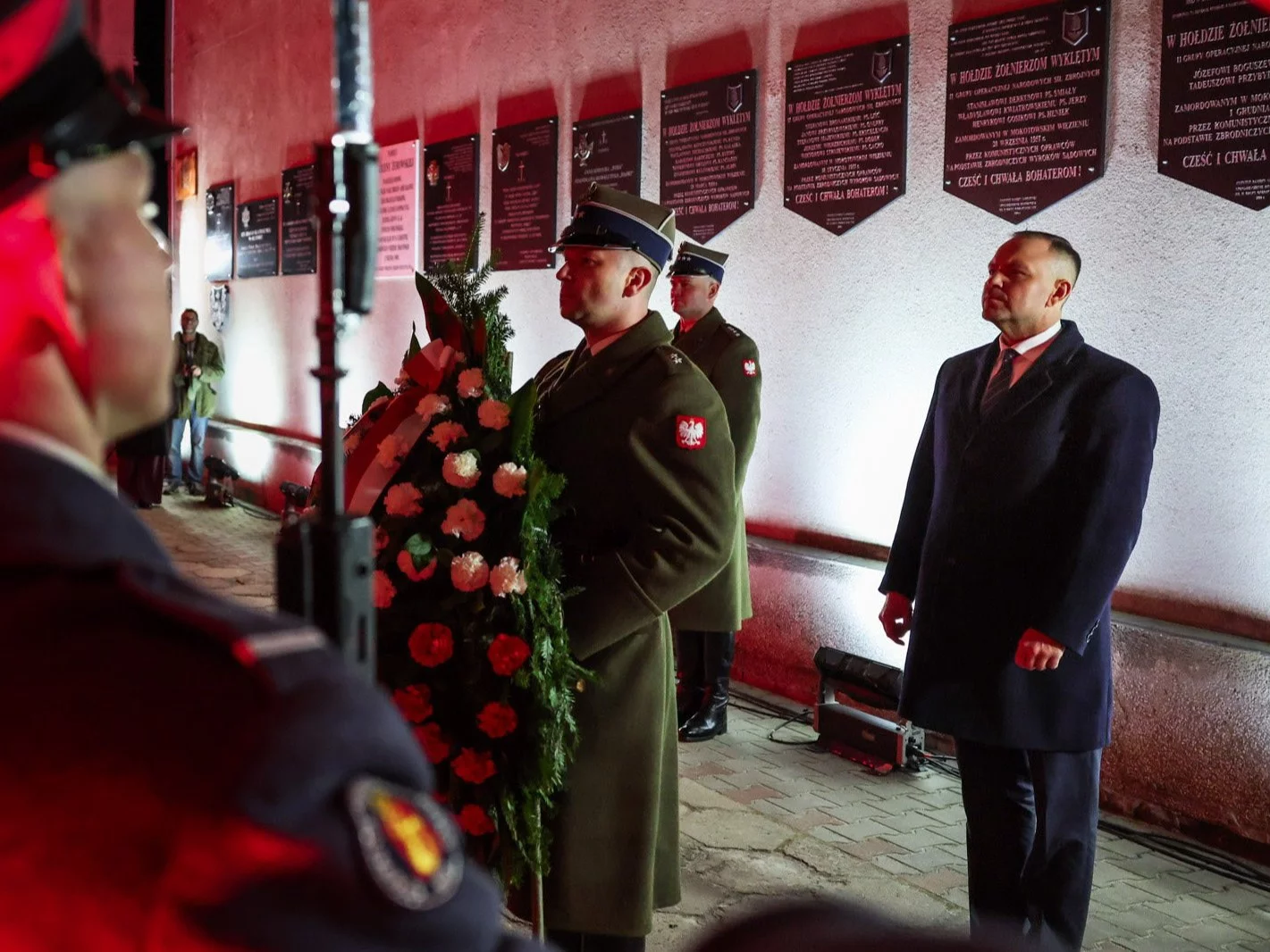 Prezydent Karol Nawrocki podczas obchodów