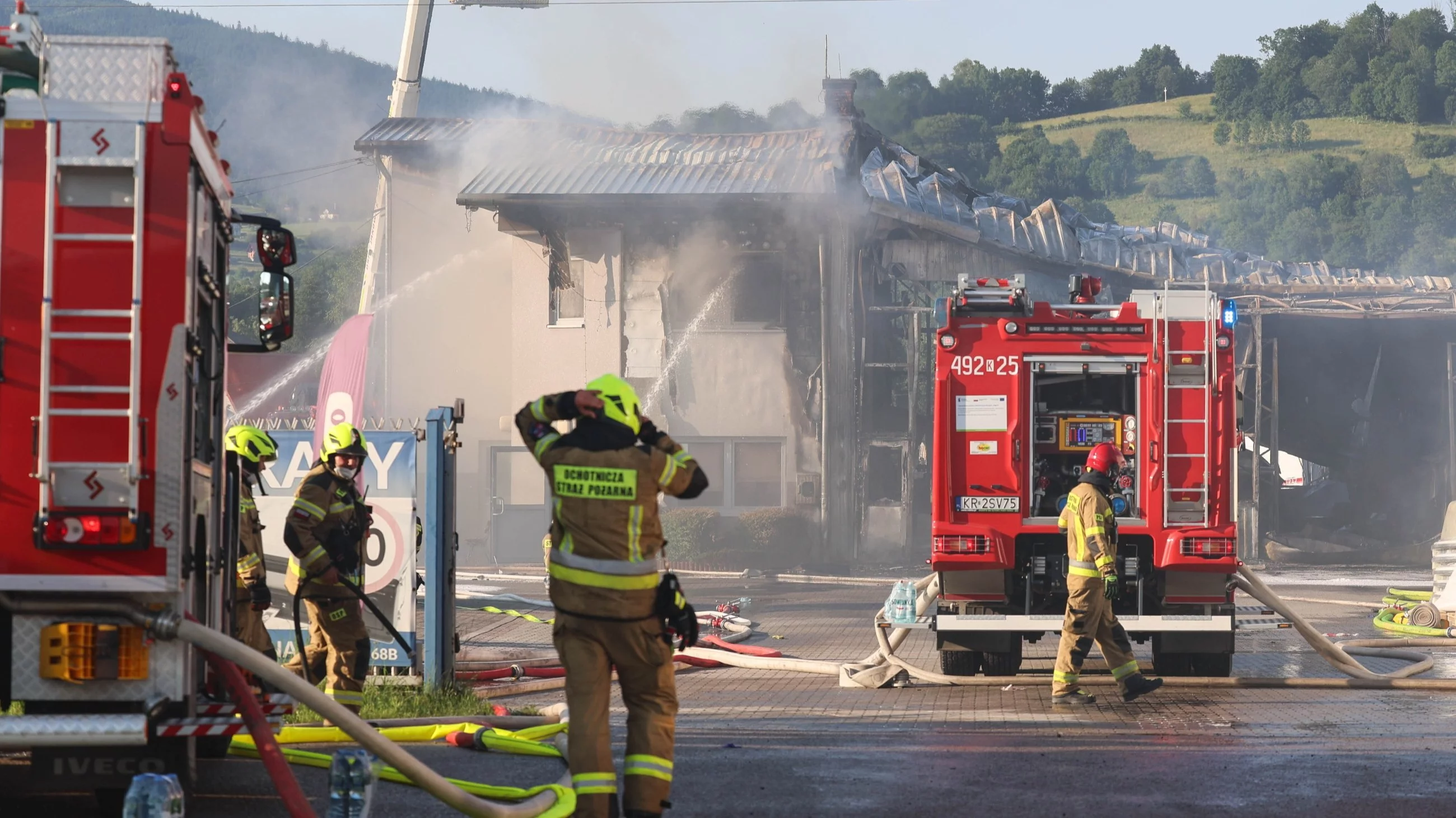 Mszana Dolna, 27.06.2026. Akcja gaśnicza