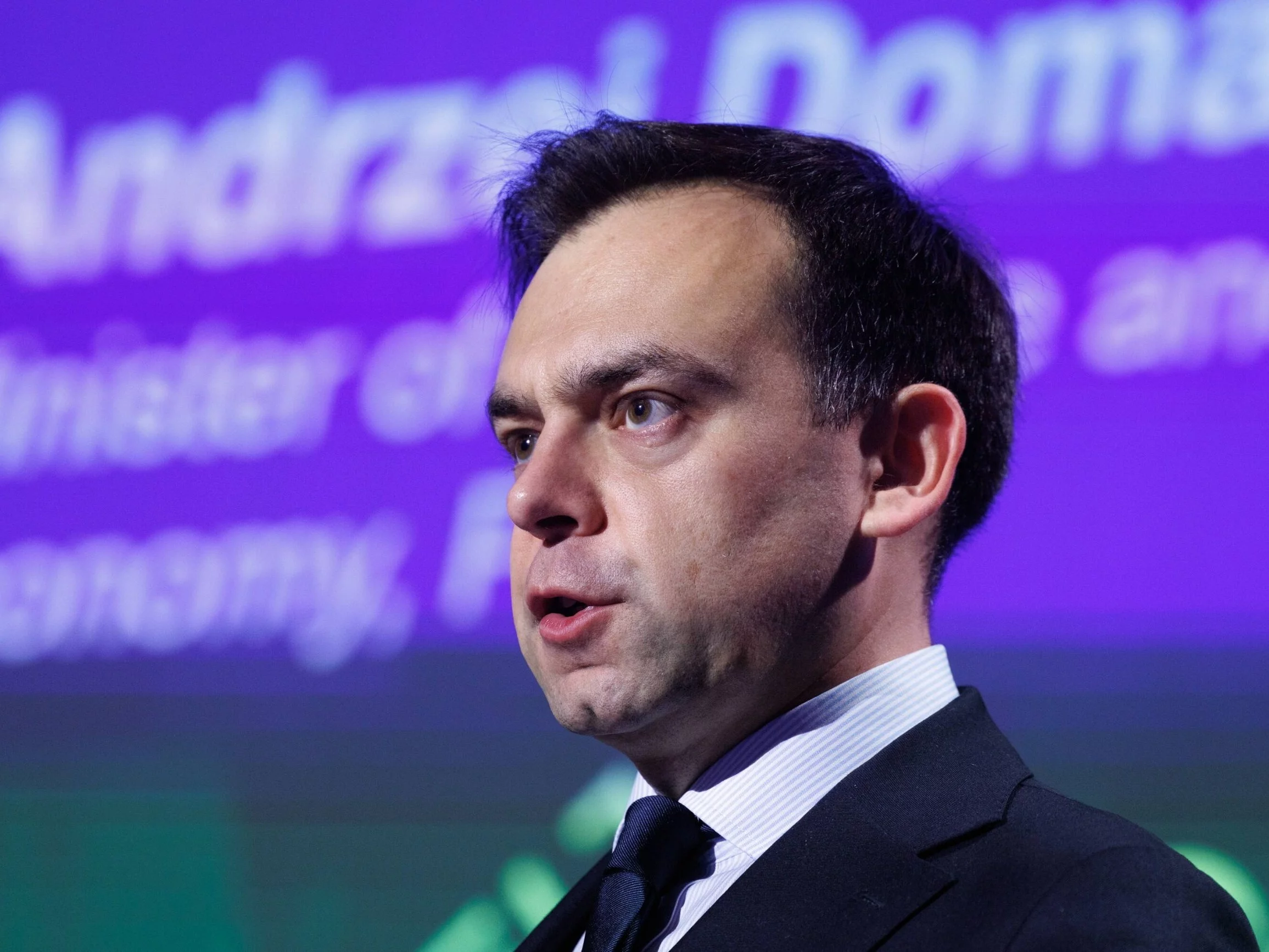 Minister finansów Andrzej Domański