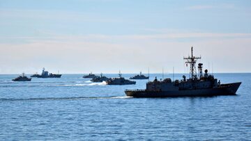 Okręty NATO na Morzu Bałtyckim