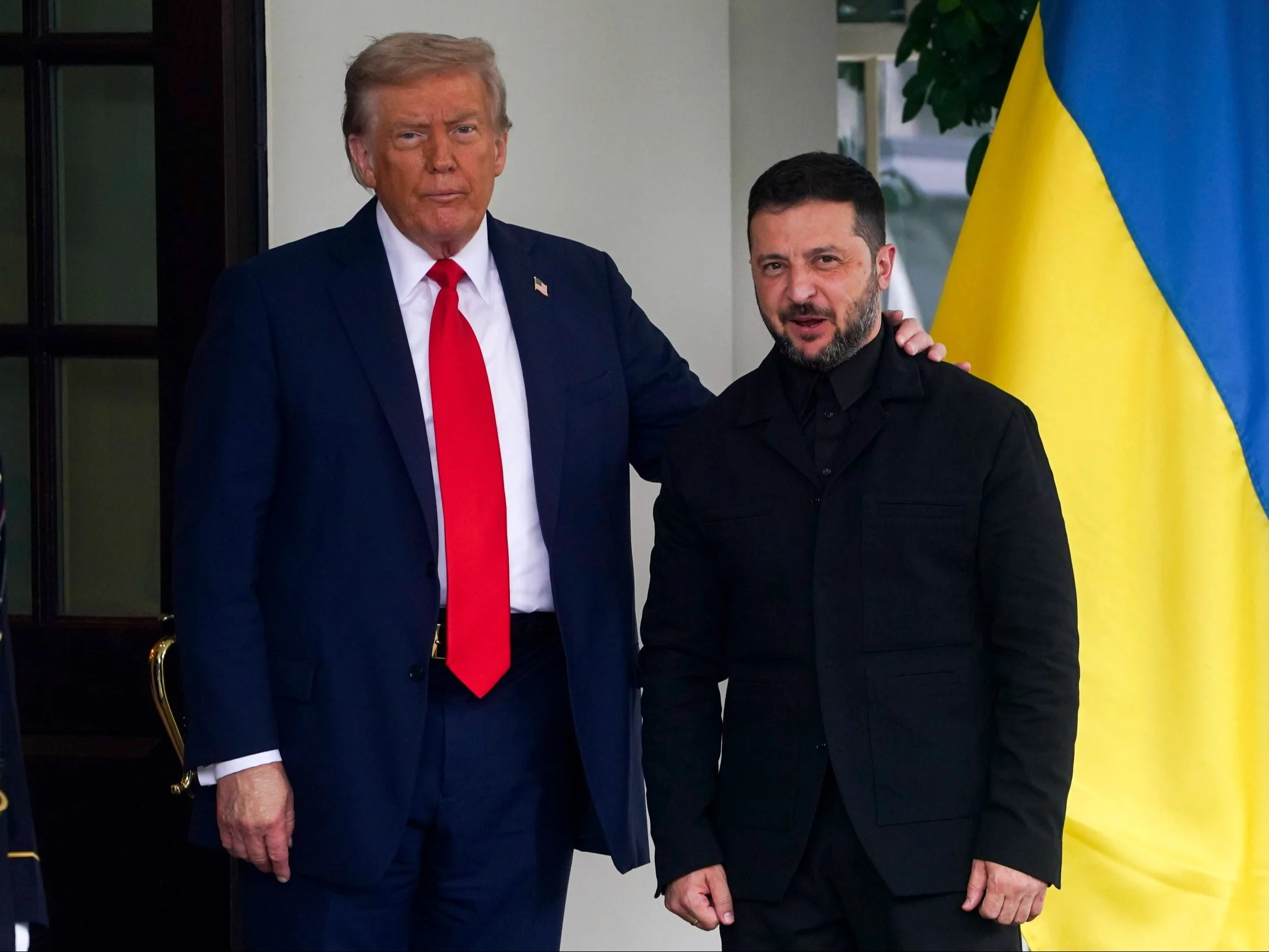 Donald Trump i Wołodymyr Zełenski