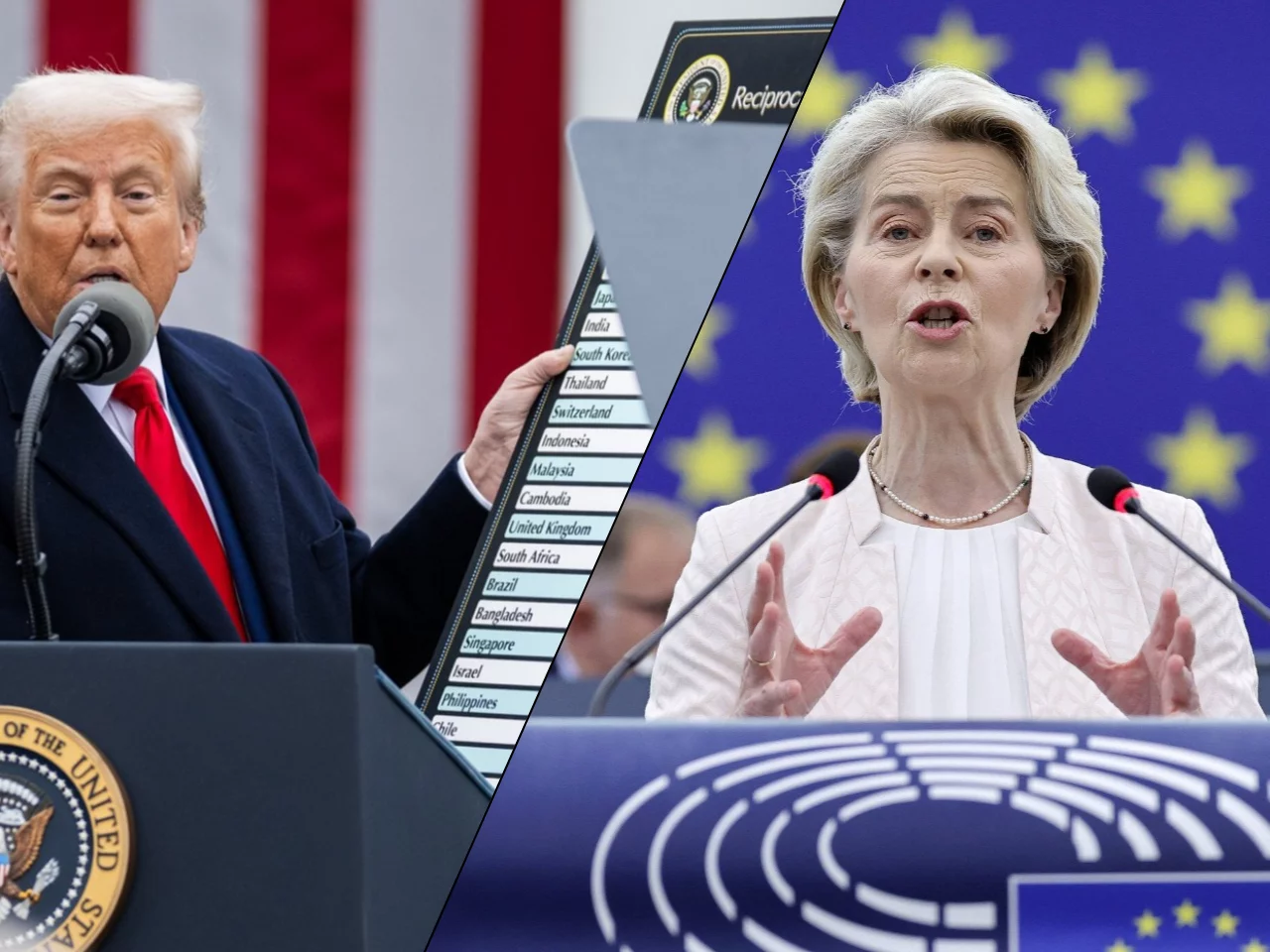 Donald Trump / Ursula von der Leyen