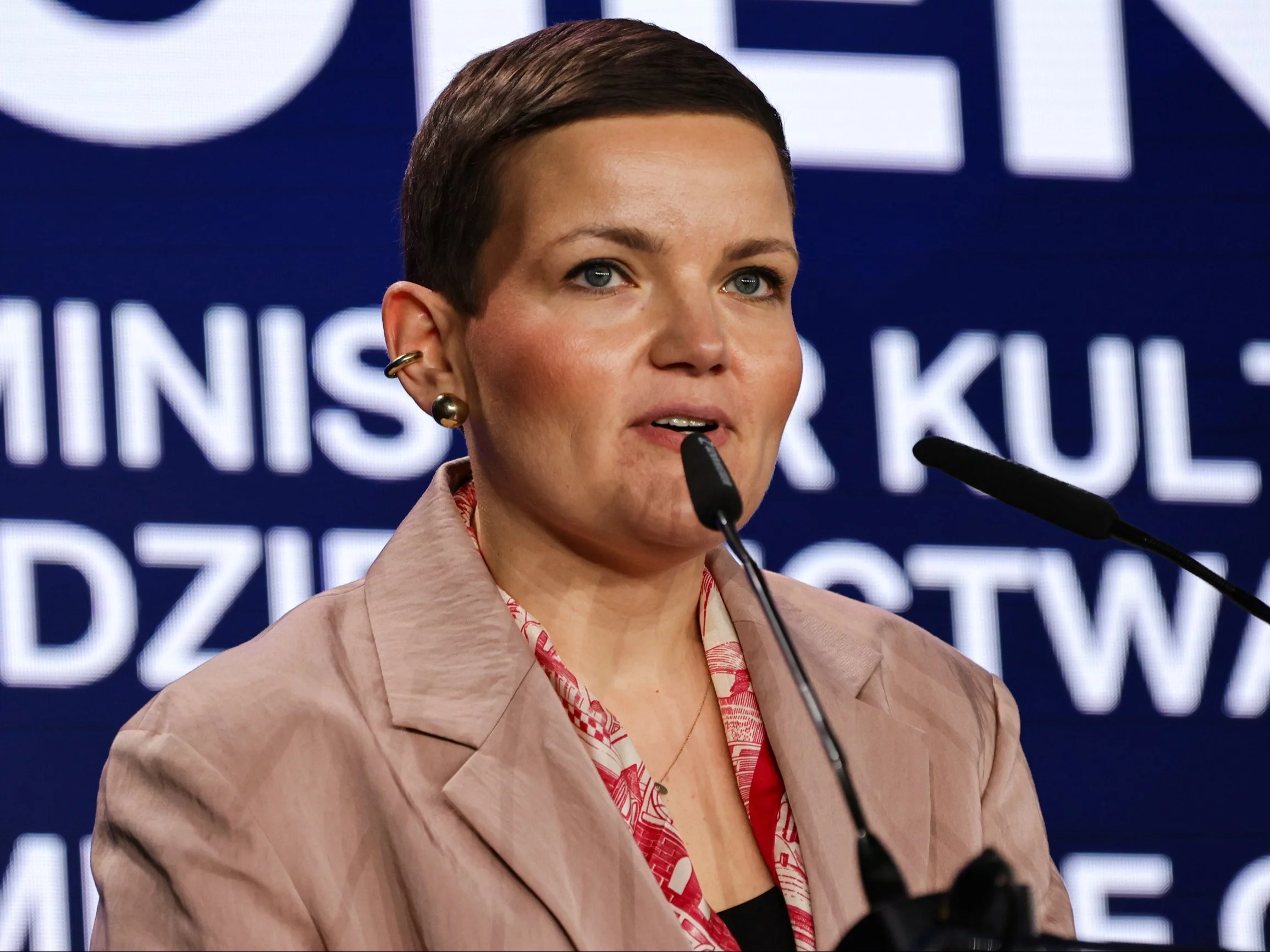 Minister kultury i dziedzictwa narodowego Marta Cienkowska