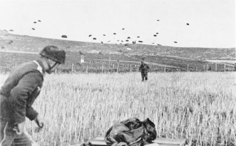 Niemieccy spadochroniarze na Krecie, 20 maja 1941 r.